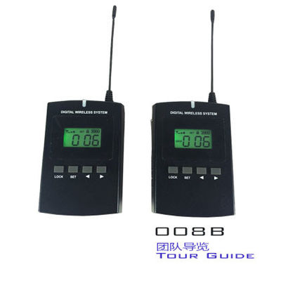 008B bi Richting Professionele het Systeemzender van de Reisgids met hoofdtelefoon